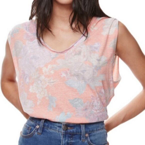 NWOT Free People Hi-Low Tee top - Picture 1 of 8